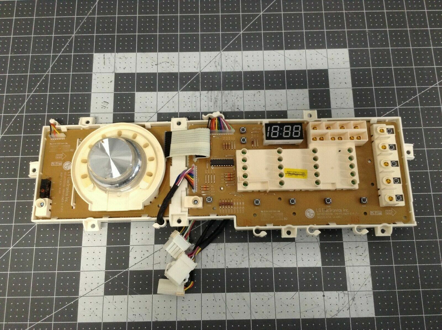 LG Washer User Interface Board P# 6871ER2078A