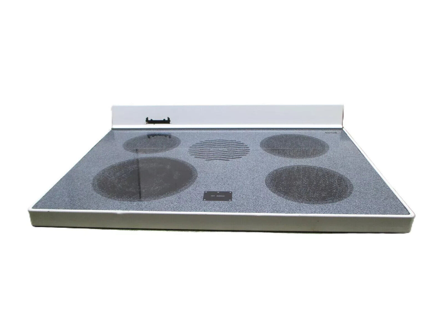 WHIRLPOOL RANGE COOKTOP MAIN GLASS TOP WHITE PART # 9754088CW