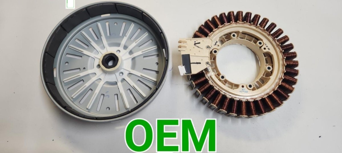 DC31 - 00124A OEM Genuine Samsung Washer Motor & Stator Assy WF50K7500AV - ApplianceSolutionsHub