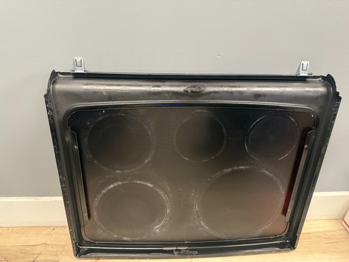 Electrolux Range Main Glass Top Black Part 316470628 - ApplianceSolutionsHub