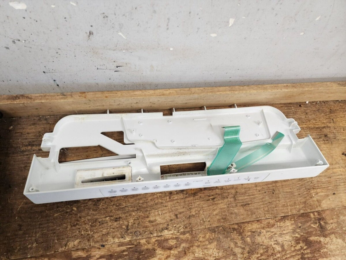 Frigidaire Dishwasher Control Panel White Part 154468701 - ApplianceSolutionsHub