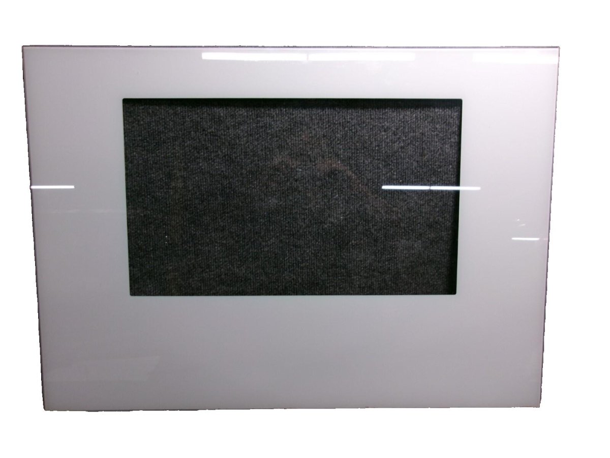 Frigidaire Range Outer Door Glass White Part 316566406 - ApplianceSolutionsHub