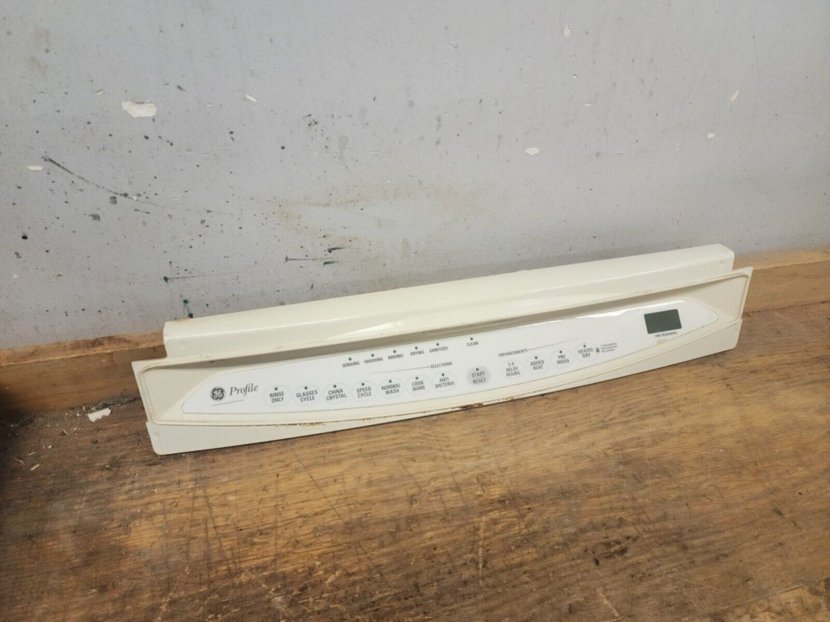 GE Dishwasher Control Panel Bisque Part WD34X11391 - ApplianceSolutionsHub