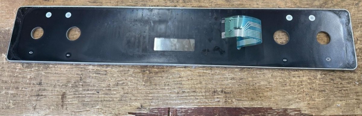 GE Range Stove Control Panel White Part WB27T10132 - ApplianceSolutionsHub