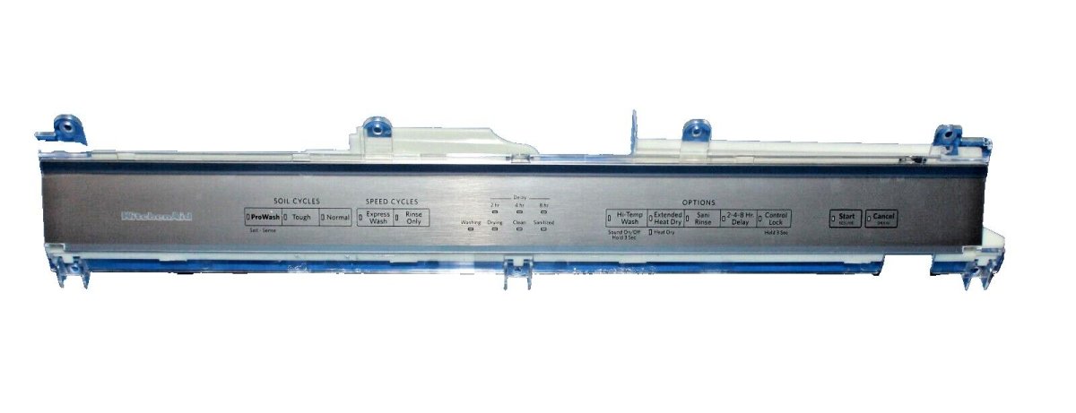 KitchenAid Dishwasher : Control Panel Assembly (W11229587 / W11459348) {P8373} - ApplianceSolutionsHub