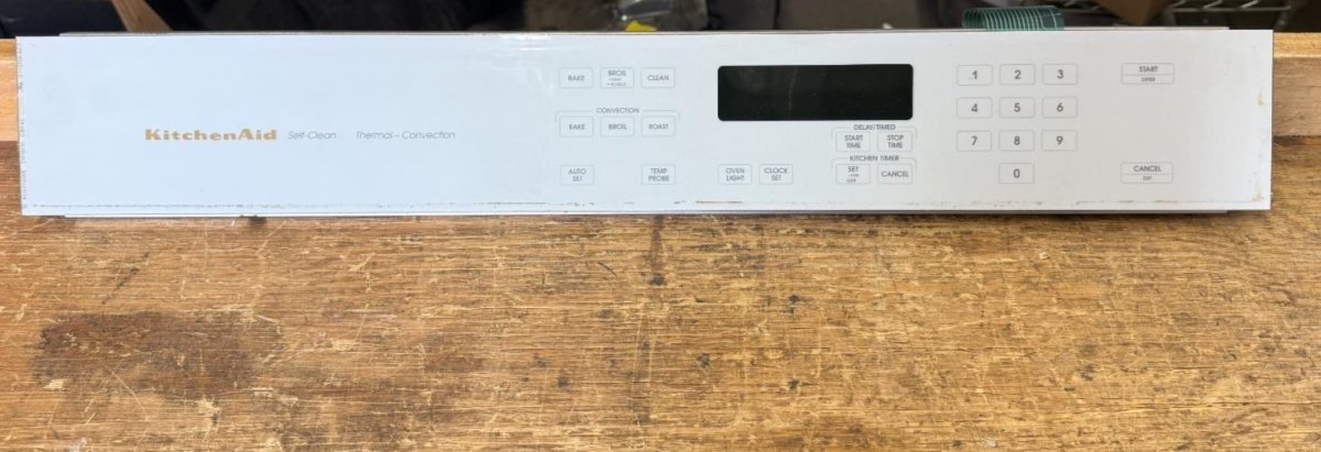 Kitchenaid Slide in Range Control Panel White Part 3182680 - ApplianceSolutionsHub
