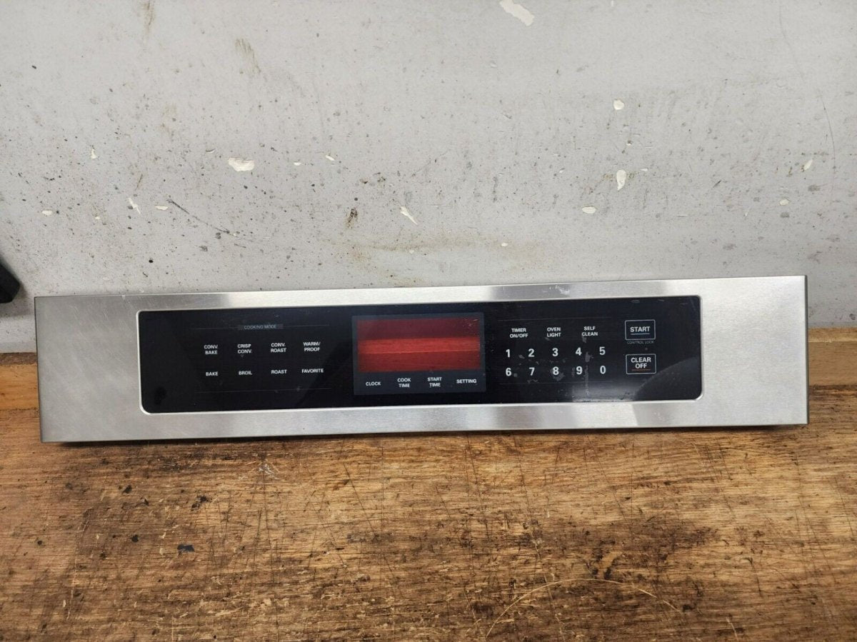LG 30" Wall Oven Control Panel Stainless Part AGM73250002 - ApplianceSolutionsHub