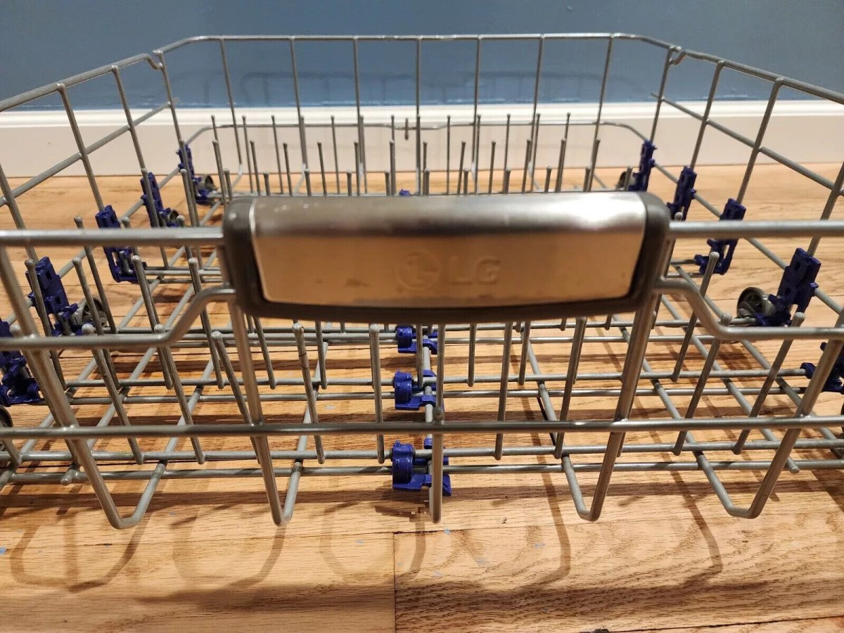 LG Dishwasher Lower Rack W/Wheels Part # 3751DD1001C 3751DD1001J - ApplianceSolutionsHub
