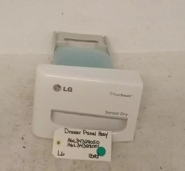 LG Dryer AGL34328050 AGL34328001 Drawer Panel Assy Used - ApplianceSolutionsHub