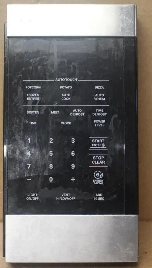 LG Microwave Control Panel - No Board Part AGM73812601 ACM73720601 - ApplianceSolutionsHub