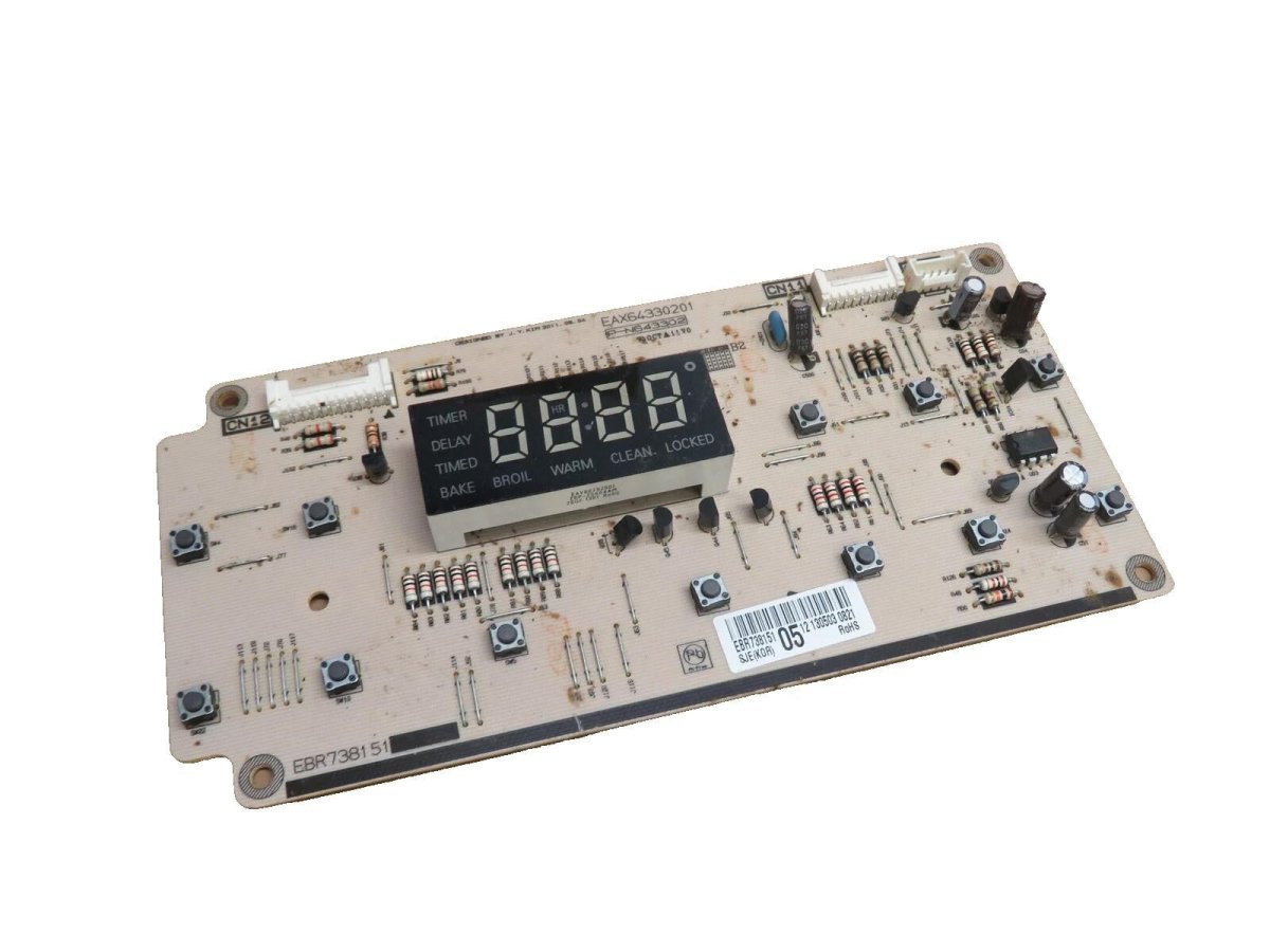 LG Range Display Control Board Part EBR73815105 - ApplianceSolutionsHub