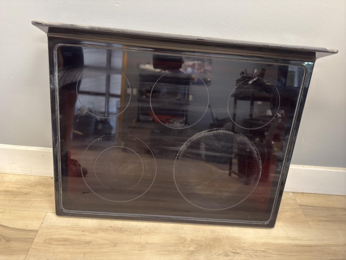 LG Range Stove Main Glass Top Black NO BURNERS Black Part AGU32280706 - ApplianceSolutionsHub