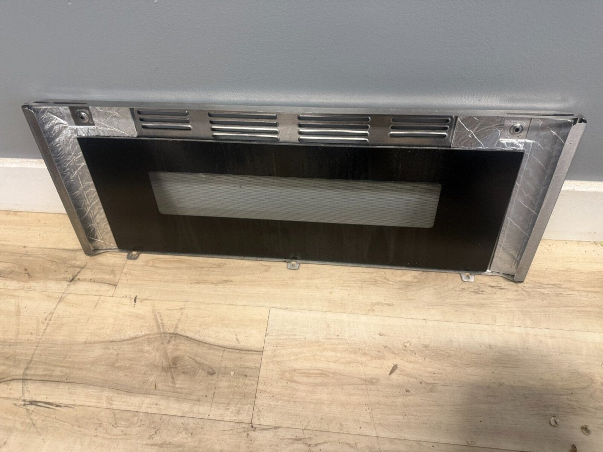Maytag Stove Range Upper Outer Door Glass Stainless Part W10677255 - ApplianceSolutionsHub