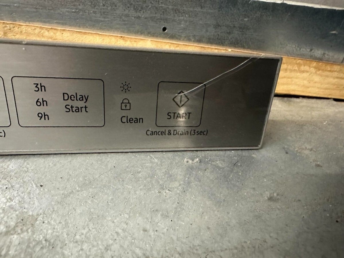 Samsung DD82-01594B Dishwasher Control Board Panel Scratched Consol UI - ApplianceSolutionsHub