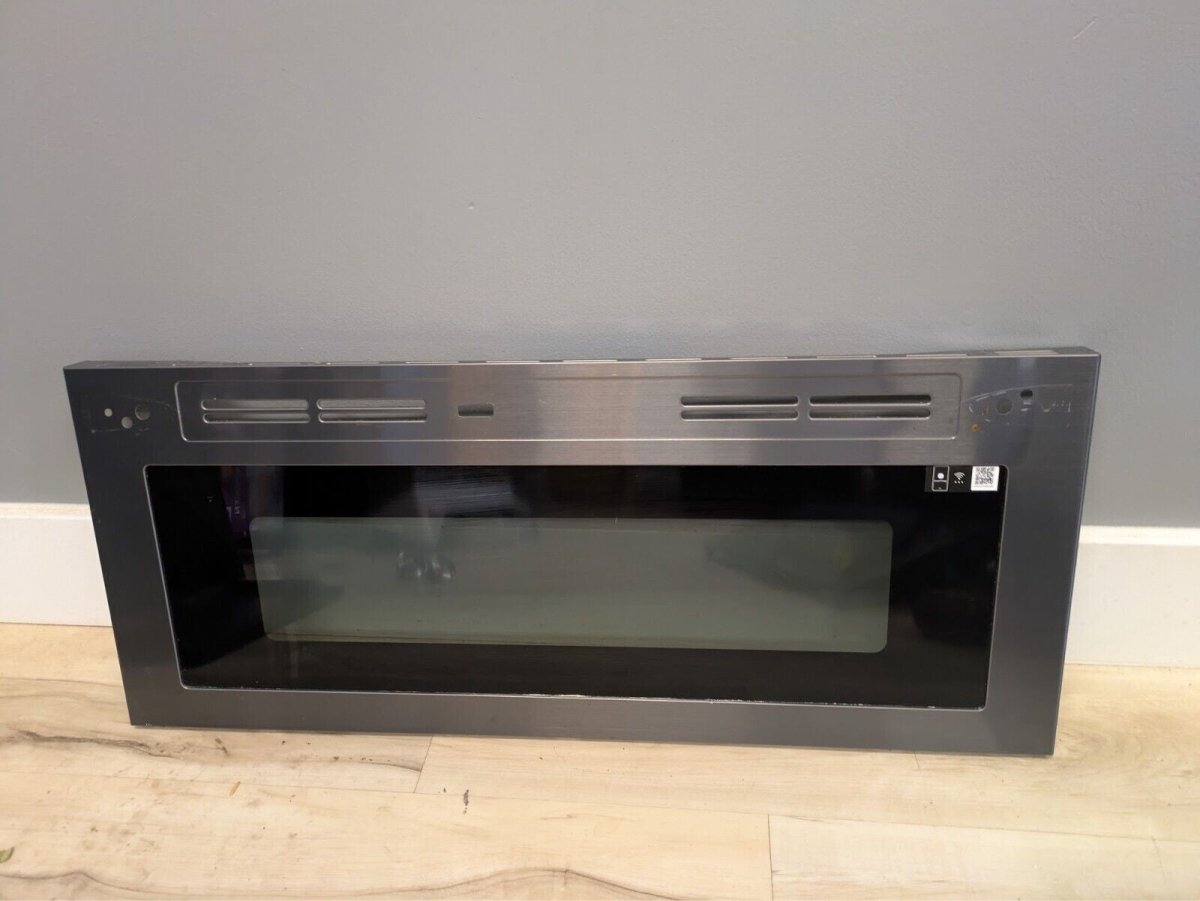 Samsung Range Upper Door Glass Black Stainless For Model NE63A6751SG/AA - ApplianceSolutionsHub