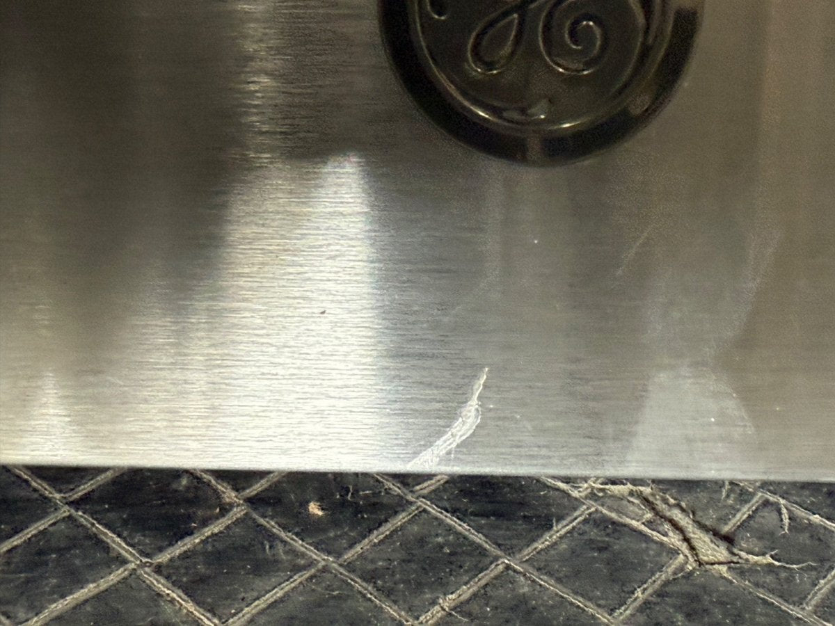 WB56X36548 GE RANGE OVEN OUTER DOOR GLASS PANEL ASSEMBLY - STAINLESS STEEL - ApplianceSolutionsHub