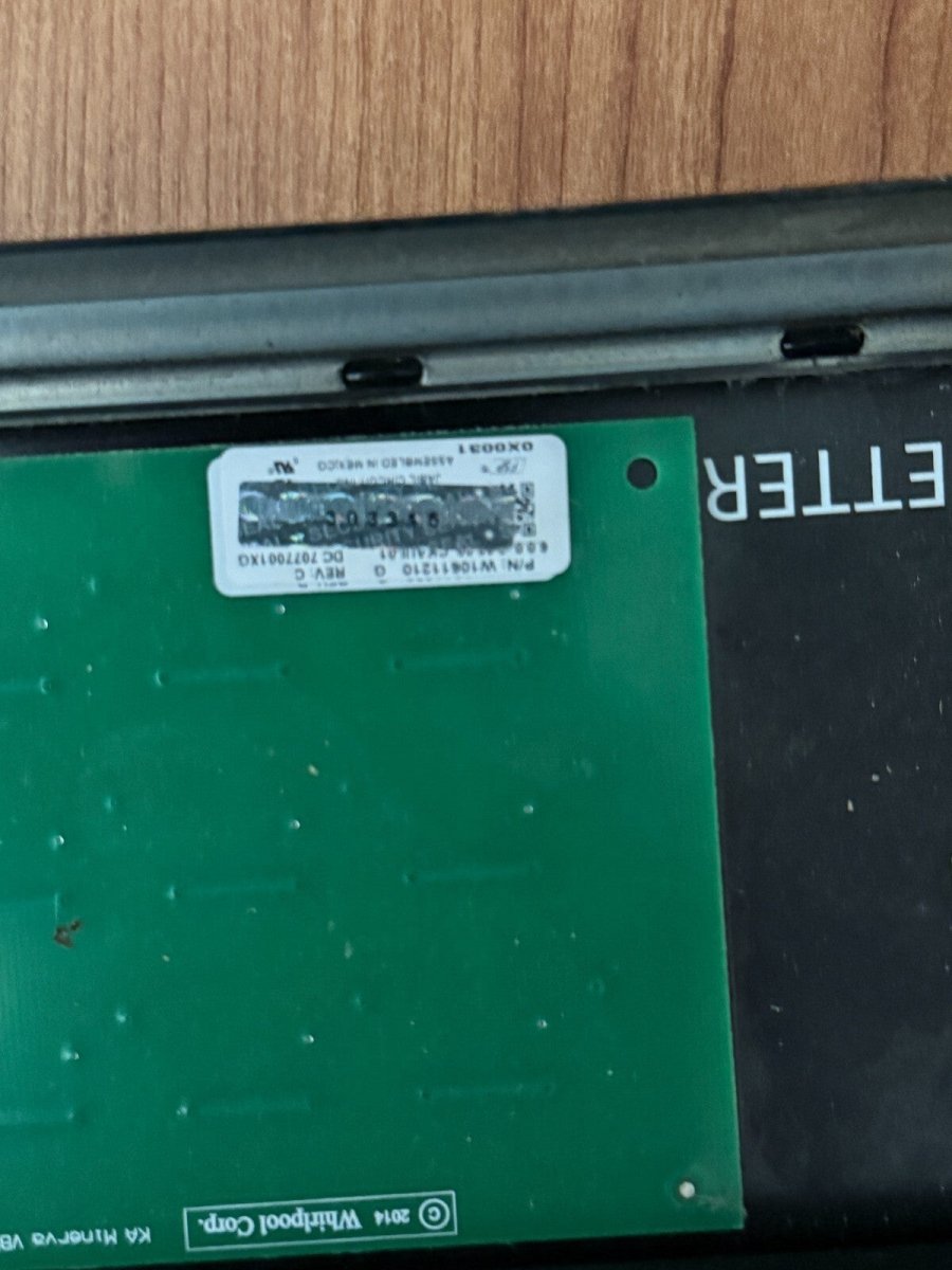 Whirlpool 30" Single Oven Control Panel Stainless Part W10611210 W10884536 - ApplianceSolutionsHub