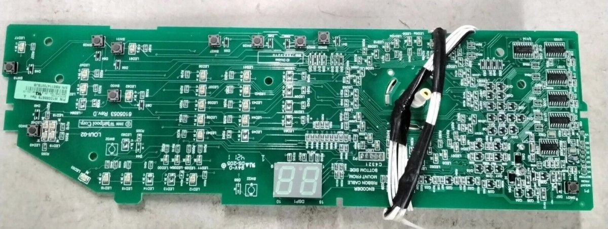 Whirlpool Dryer Control Board Part W10388679 rev a - ApplianceSolutionsHub