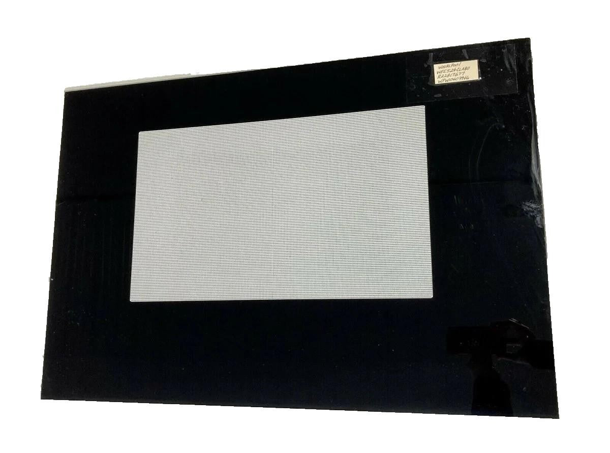 Whirlpool Range Outer Door Glass Part W10409946 - ApplianceSolutionsHub