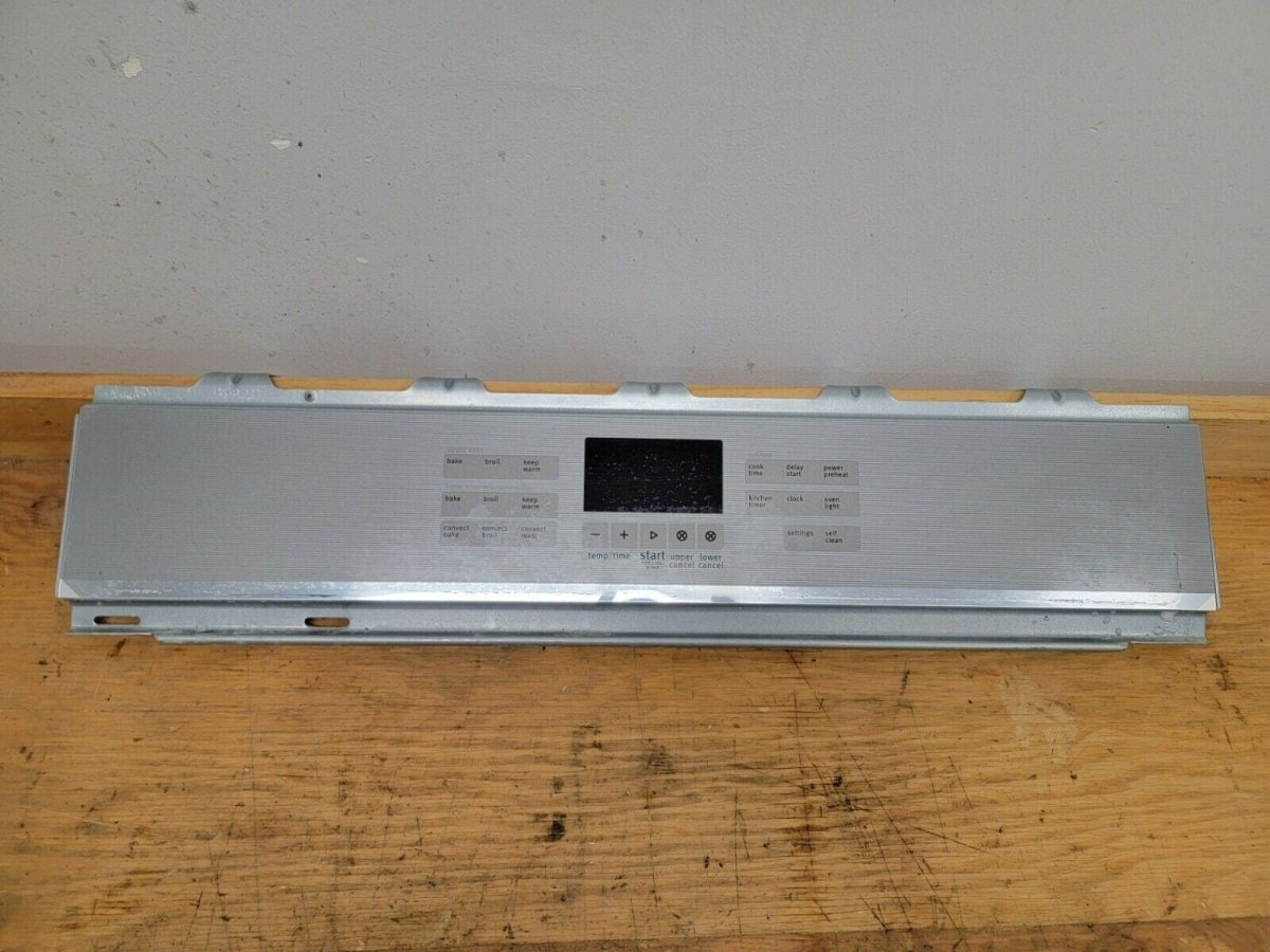 Whirlpool Stove Oven Control Panel Interface Silver Part W10450483 - ApplianceSolutionsHub
