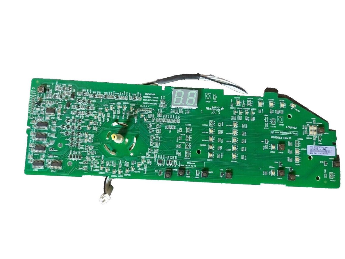 WHIRLPOOL WASHER CONTROL BOARD W10297392 Rev A - ApplianceSolutionsHub