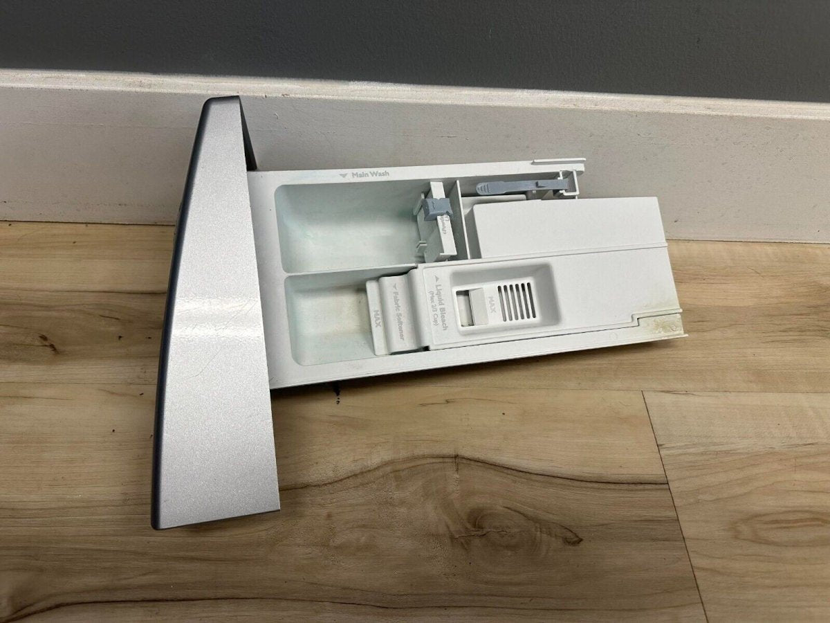 Whirlpool Washer Dispenser Drawer Gray Part W10256733 W10256732 W10015190 - ApplianceSolutionsHub