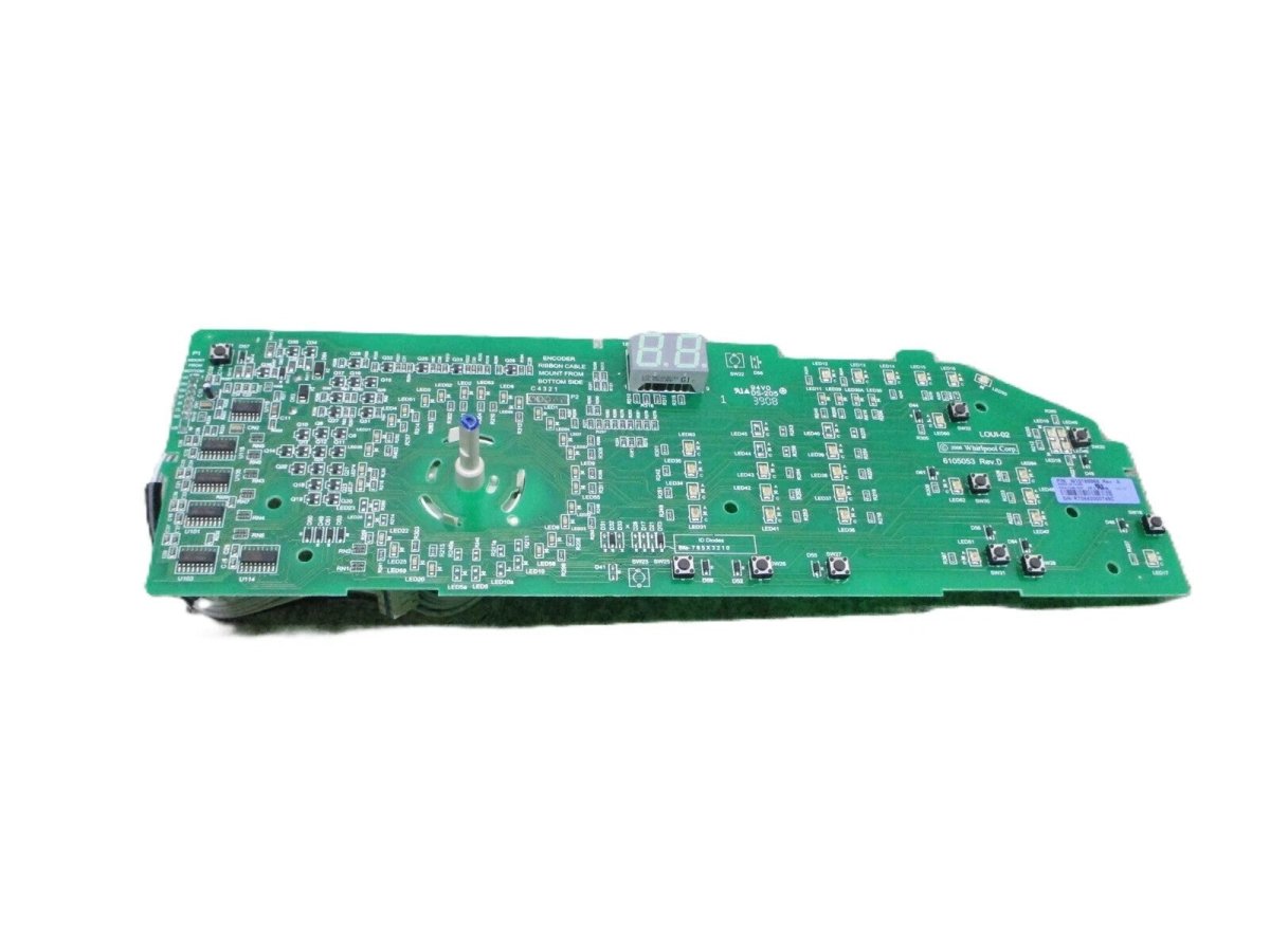 Whirlpool Washer Interface Control Board PART W10189968 - ApplianceSolutionsHub