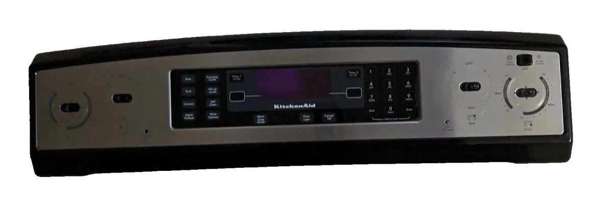 WPW10218257 KitchenAid OEM Range Touch Panel Control Console NO BOARD - ApplianceSolutionsHub