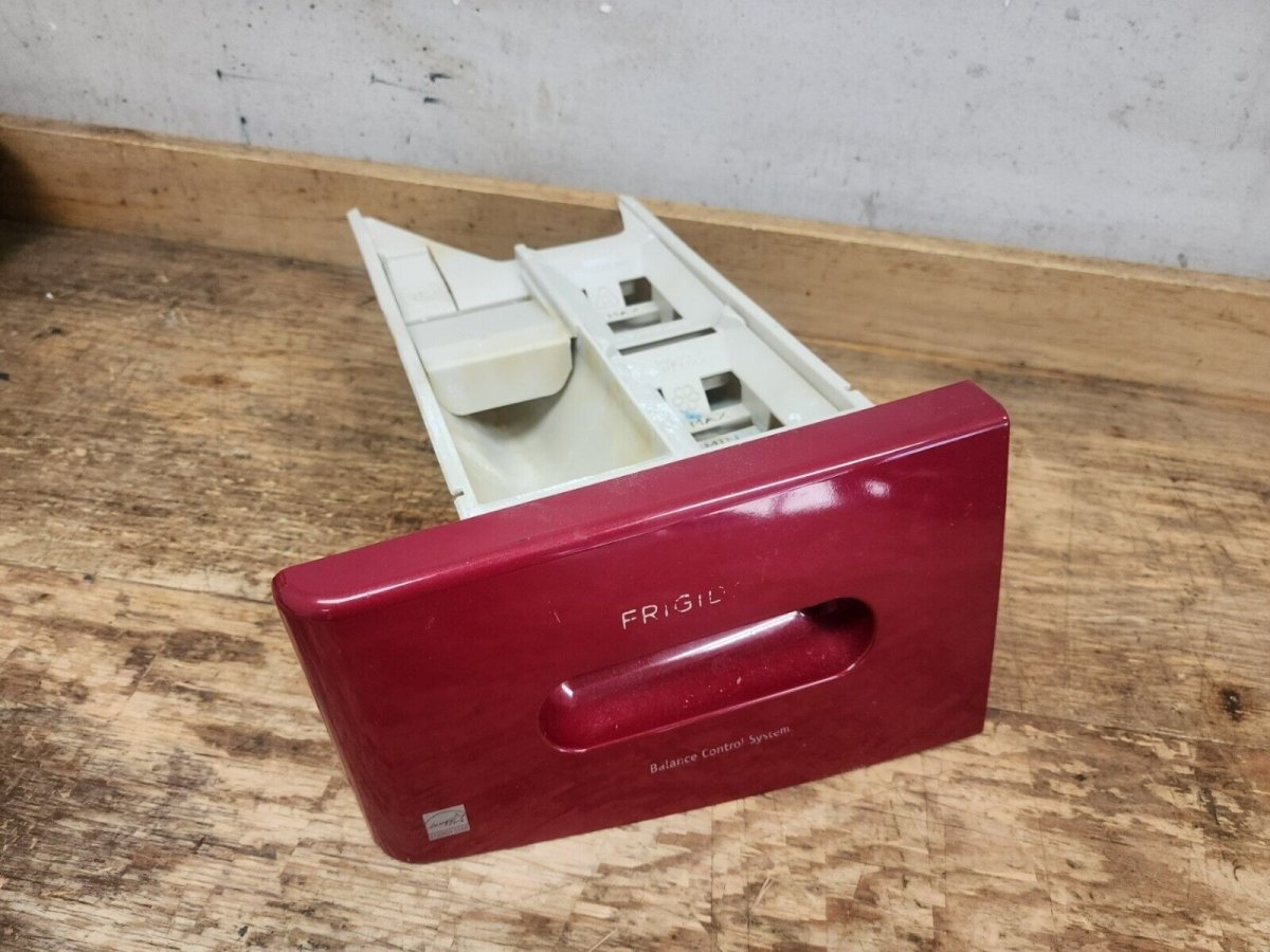 Frigidaire Washer Dispenser Drawer part# 134370000 137168040 - ApplianceSolutionsHub