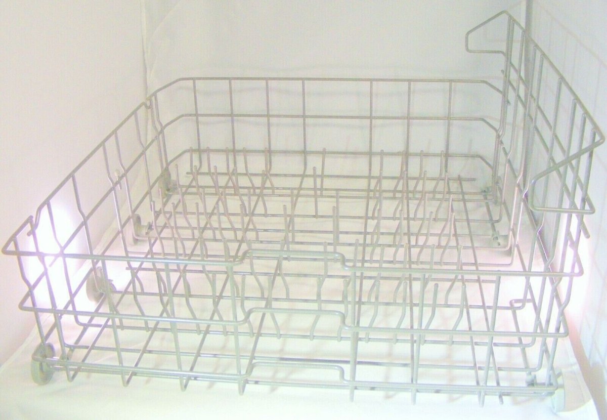 MAYTAG Quiet Series Dishwasher LOWER Bottom RACK W10120550 W10280784 w/ BASKET - ApplianceSolutionsHub