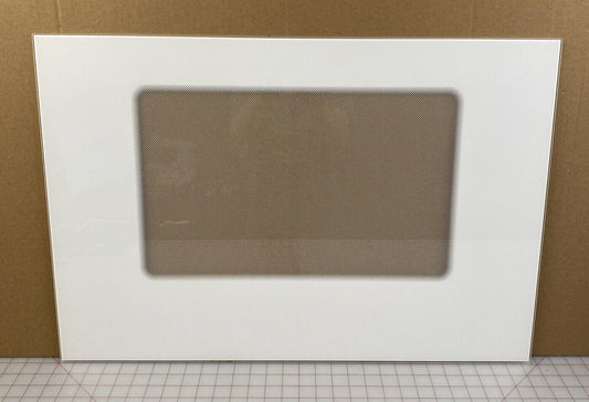 8053480 WP8053834 Whirlpool Range Oven Door Front Outer Glass Panel White