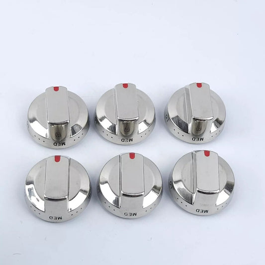 6x Gas Stove Range Knobs Switch DG64 - 00473A for Samsung Cooktop Oven NX58H5600SS - ApplianceSolutionsHub