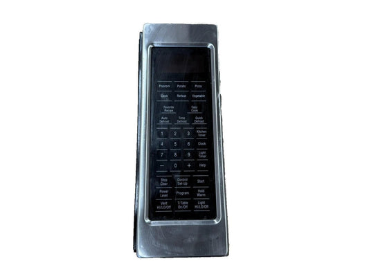Bosch Microwave Control Panel ONLY Stainless Part 00492490 492490 - ApplianceSolutionsHub