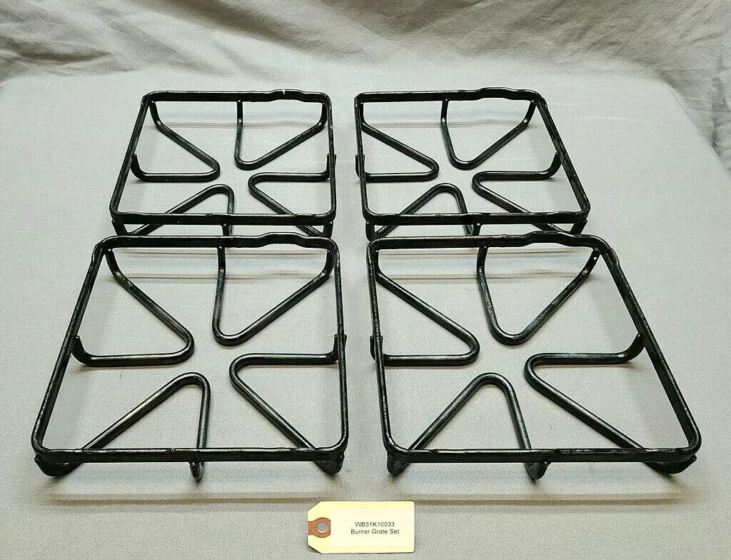 Burner Grate Set WB31K10033 GE, Hotpoint, Kenmore - ApplianceSolutionsHub