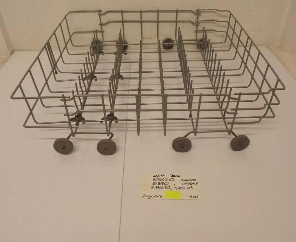 Frigidaire Dishwasher 808602402 154639001 154808001 154866803 Lower Rack Used - ApplianceSolutionsHub