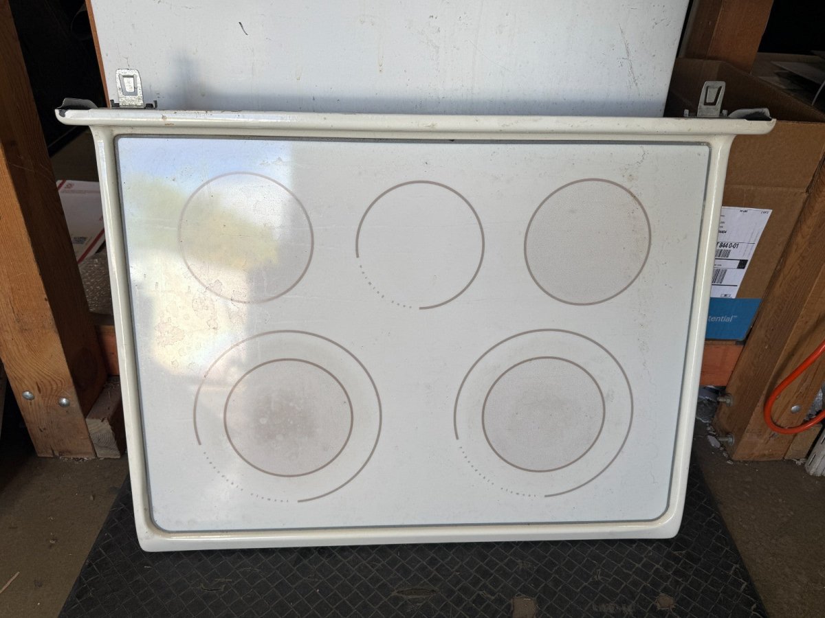 Frigidaire Main Glass Top Bisque NO BURNERS 316456245 - ApplianceSolutionsHub