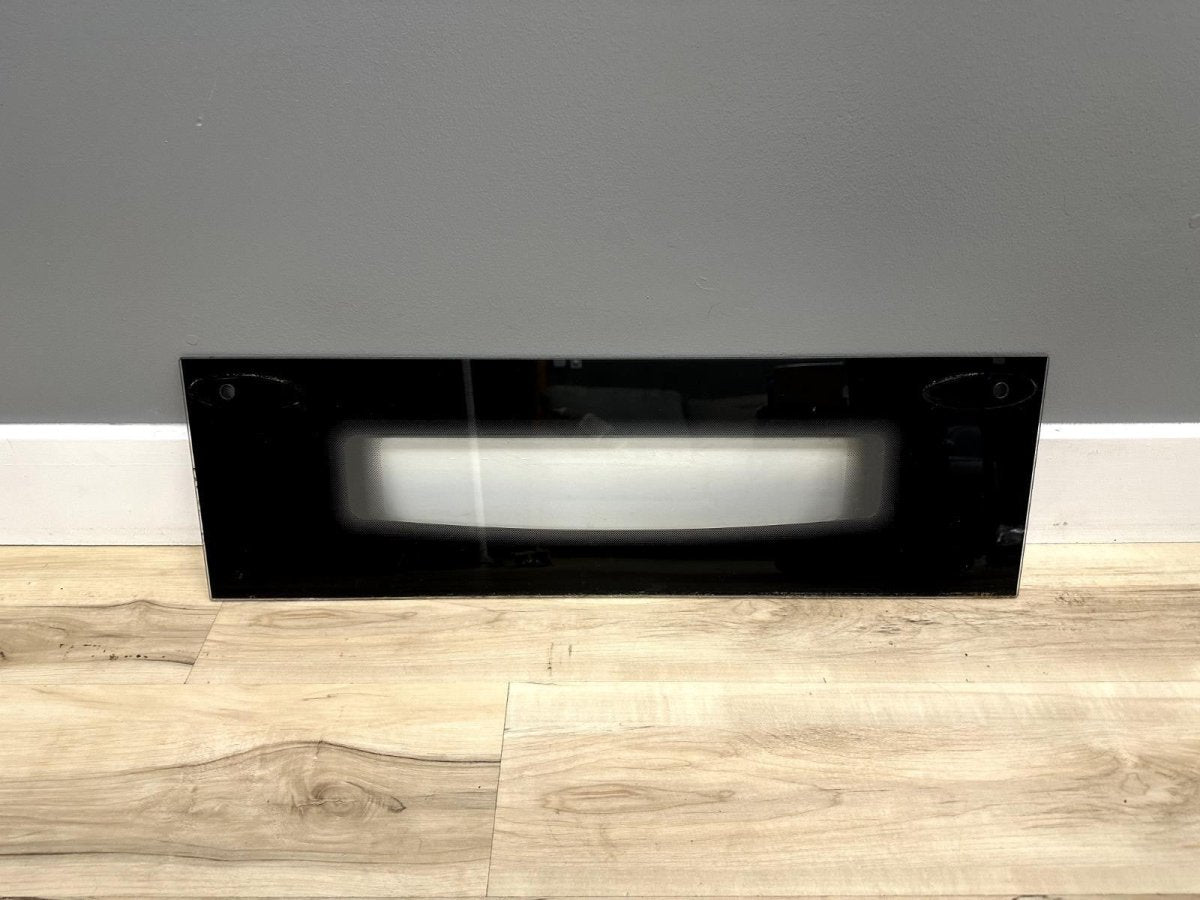 Frigidaire Range Lower Door Glass Black Part 316410011 - ApplianceSolutionsHub