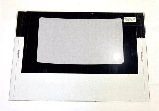 Frigidaire Range Outer Door Glass 316452702 BLACK - ApplianceSolutionsHub