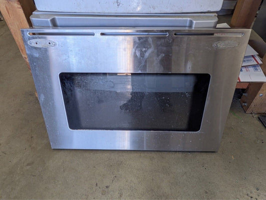 Frigidaire Slide in Range Door Glass Stainless Part 318187900 - ApplianceSolutionsHub