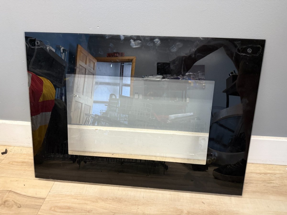 Frigidaire Slide in Range Outer Door Glass Black Part 318261321 - ApplianceSolutionsHub