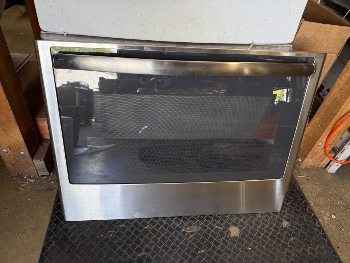 GE JT5500SF2SS Wall Oven Door Panel Assembly WB56X35473 WB57T10383 (lower) - ApplianceSolutionsHub