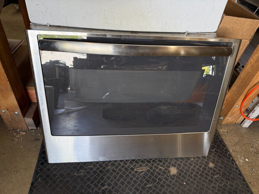 GE JT5500SF2SS Wall Oven Door Panel Assembly WB56X35473 WB57T10383 (lower) - ApplianceSolutionsHub