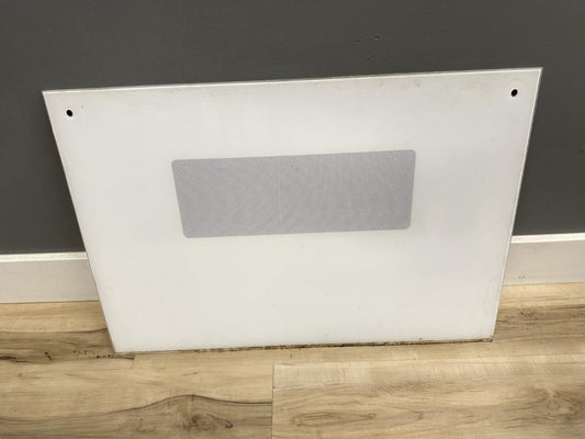 GE Oven Door Glass White Part WB57K5095 - ApplianceSolutionsHub