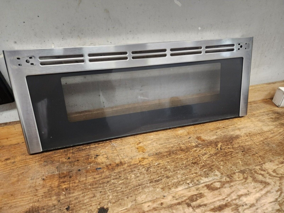 GE RANGE UPPER DOOR GLASS 29 3/4" X 11 1/8" PART WB56X30623 WB56X28647 - ApplianceSolutionsHub