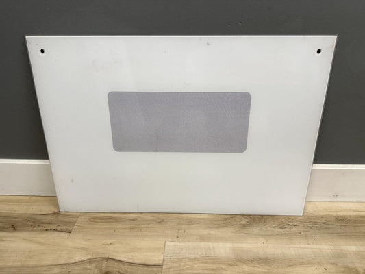 GE Wall Oven Outer Door Glass White Part WB36X5722 - ApplianceSolutionsHub