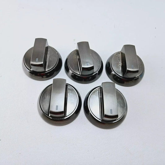 Genuine LG Range Oven Knob Set of 5 # AEZ74073414 - ApplianceSolutionsHub