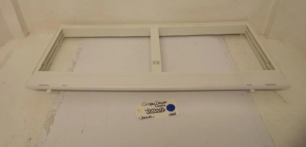 Jenn - Air Refrigerator WP67006185 12531202SP Crisper Drawer Frame Used - ApplianceSolutionsHub