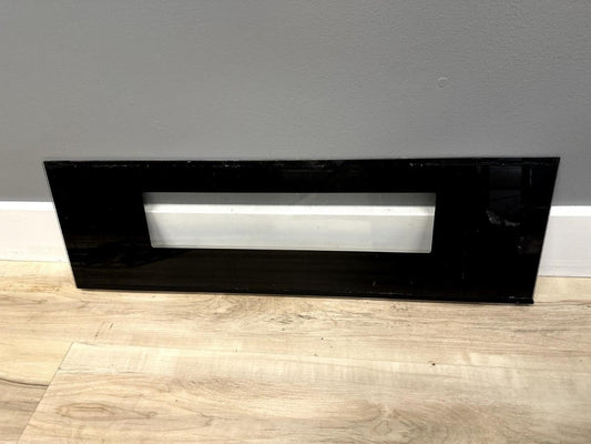 JENNAIR RANGE UPPER DOOR GLASS (SMALL UPPER WINDOW) 29 3/4" X 9" PART 12002474 - ApplianceSolutionsHub