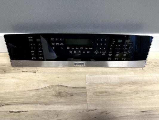 Kenmore Range Control Panel Stainless ONLY PART  5303935298 - ApplianceSolutionsHub