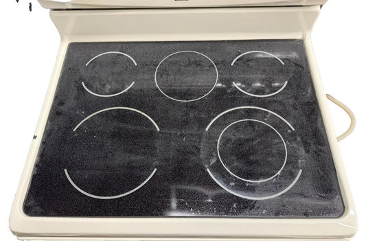 KENMORE RANGE COOKTOP CHIPPED NO BURNERS GLASS TOP ONLY PART  316456257 - ApplianceSolutionsHub